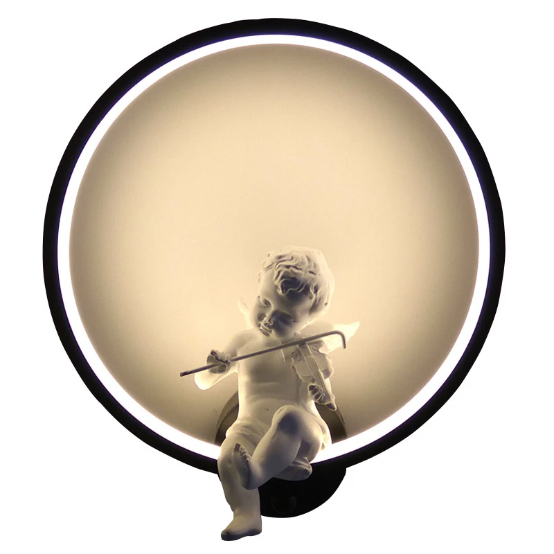 Nordic Warm Angel Wall Lamp Mo - Baby Nursery Wall Lights review and price