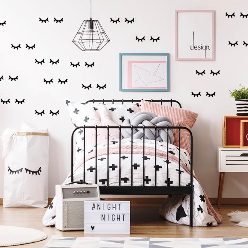 Kids Room Decoration  Eyelash  - Baby Girl Nursery Quotes review and price