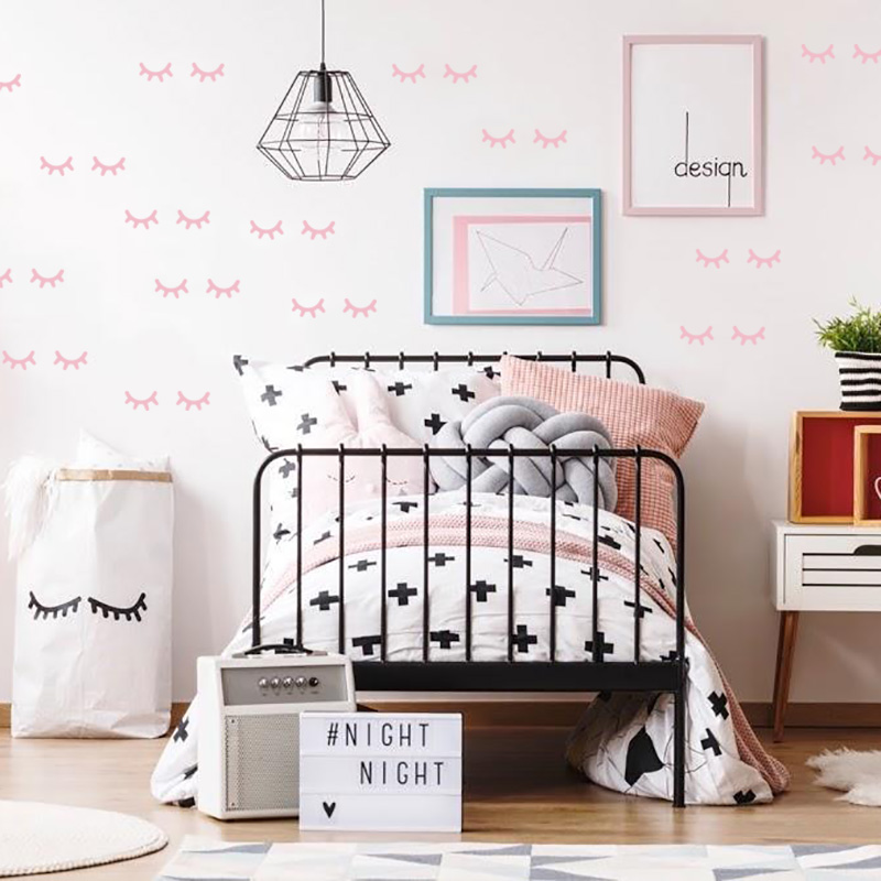 Kids Room Decoration  Eyelash  - Baby Girl Nursery Quotes review and price