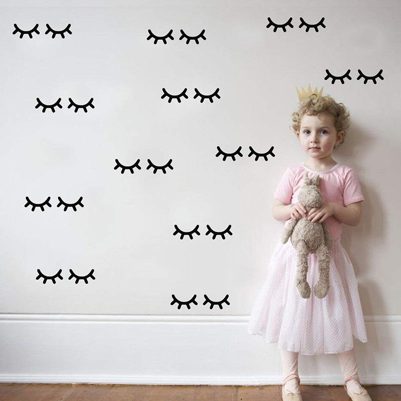 Kids Room Decoration  Eyelash  - Baby Girl Nursery Quotes review and price