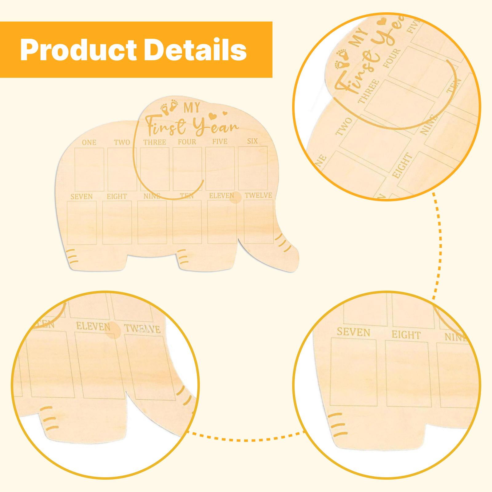 Baby Photo Board Wood Frame Tw - Baby Nursery Frames review and price