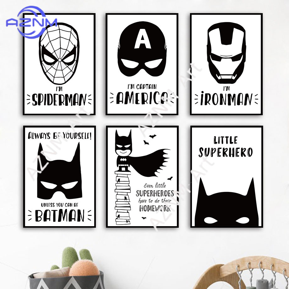 Wall Art Canvas Painting Bat C - Baby Nursery Boy review and price