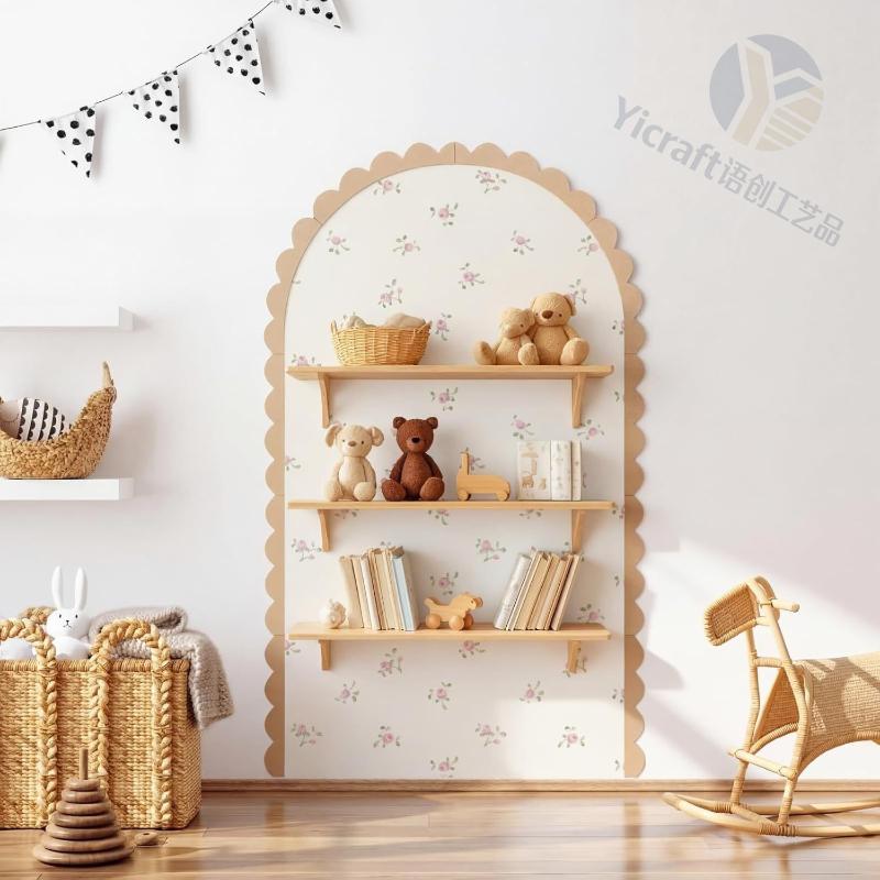 Wood Wall Arch Decor DIY Unfin - Baby Nursery Frames review and price
