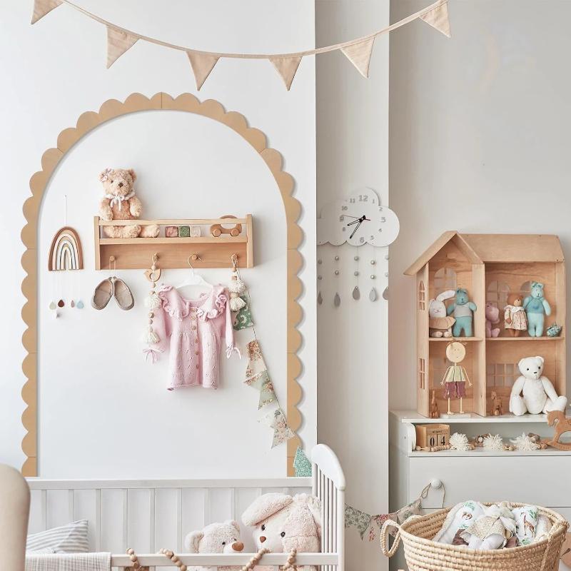 Wood Wall Arch Decor DIY Unfin - Baby Nursery Frames review and price